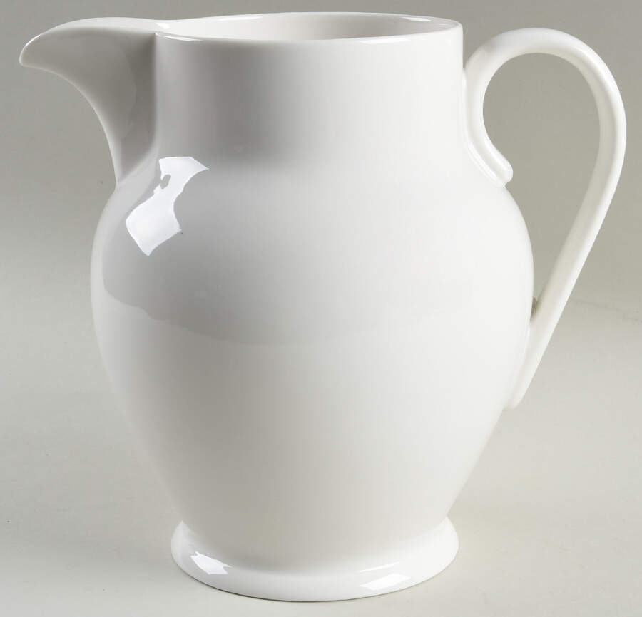 Whiteware (Serveware) Large Pitcher by Martha Stewart-1