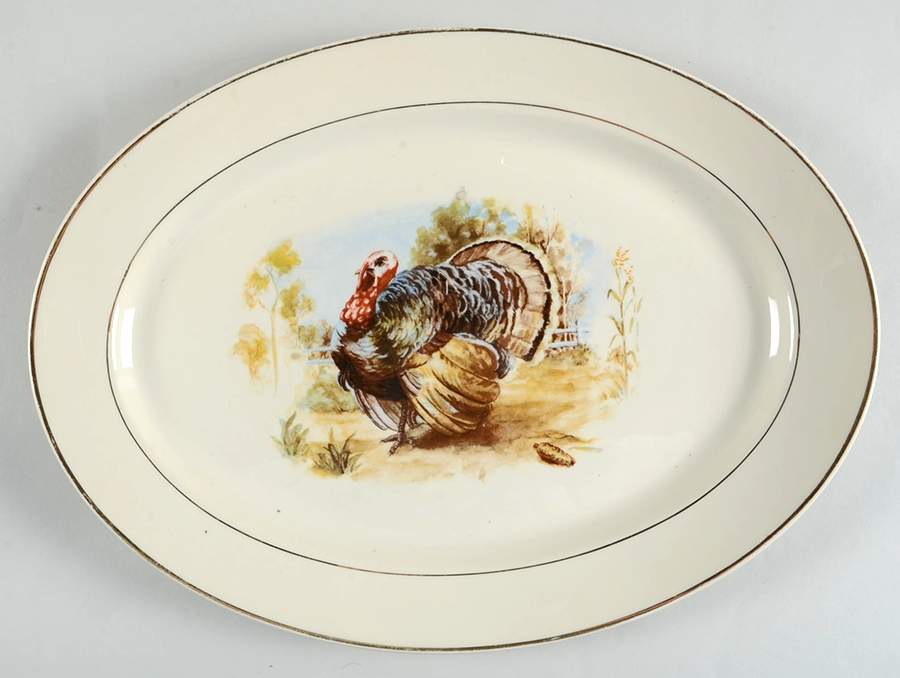 MRF11 16" Oval Serving Platter by Marks & Rosenfeld-1