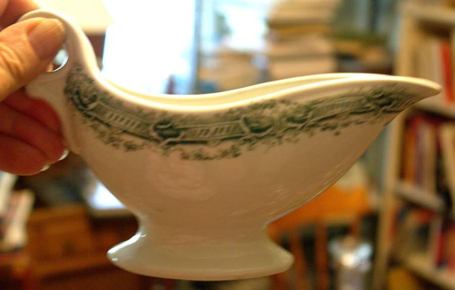 Coronation Gravy Boat by John Maddock & Sons-1