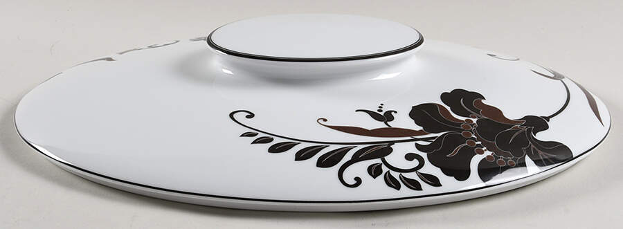 Cocoa Blossom Lid for 4 Qt Oval Casserole by Mikasa-1