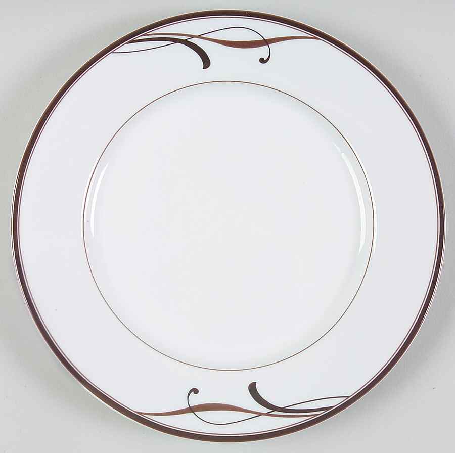 Cocoa Blossom Salad Plate by Mikasa-1
