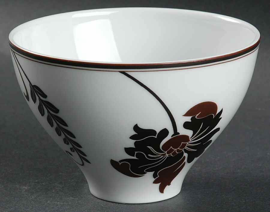 Cocoa Blossom Rice Bowl by Mikasa-1