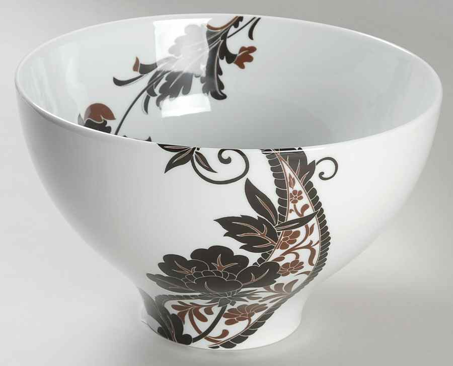 Cocoa Blossom 9" Salad Serving Bowl by Mikasa-1