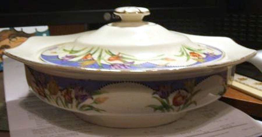 Springtime Round Covered Vegetable by Morley Fox & Company-1