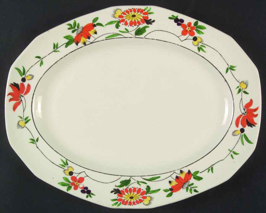Chatham 10" Oval Serving Platter by Alfred Meakin-1