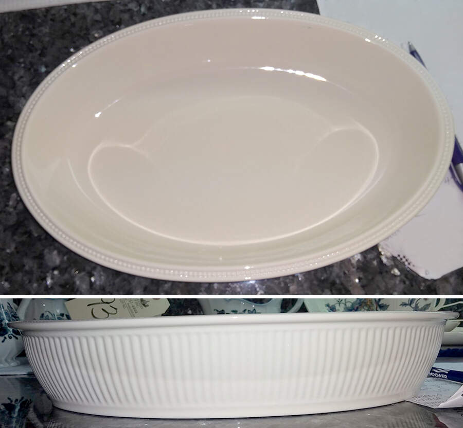 MTW12 Ivory 12'' Oval Baker by Martha Stewart-1