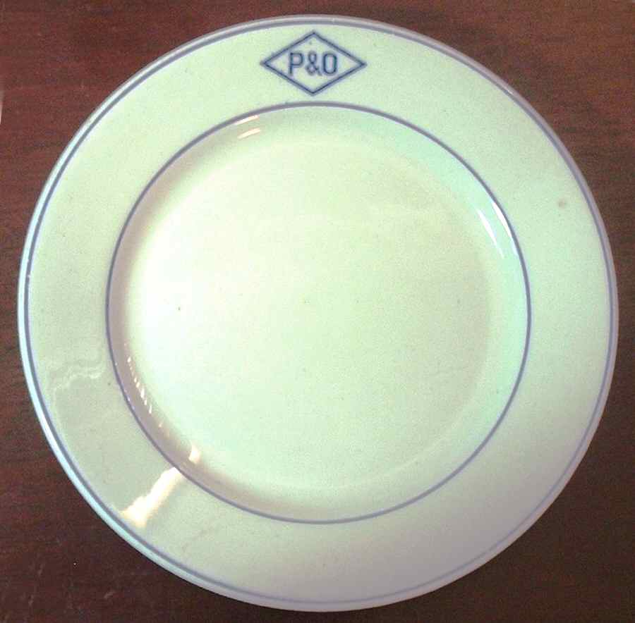 P&O Salad Plate by John Maddock & Sons-1