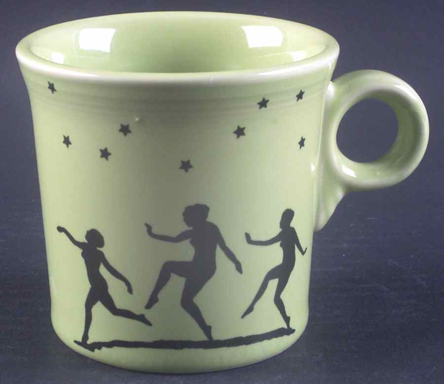 Mystique Chartreuse Mug by Mega China-1