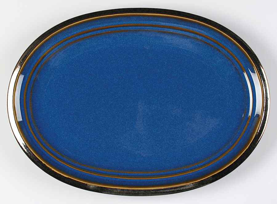 Mira Sapphire 14" Oval Serving Platter by Mikasa-1