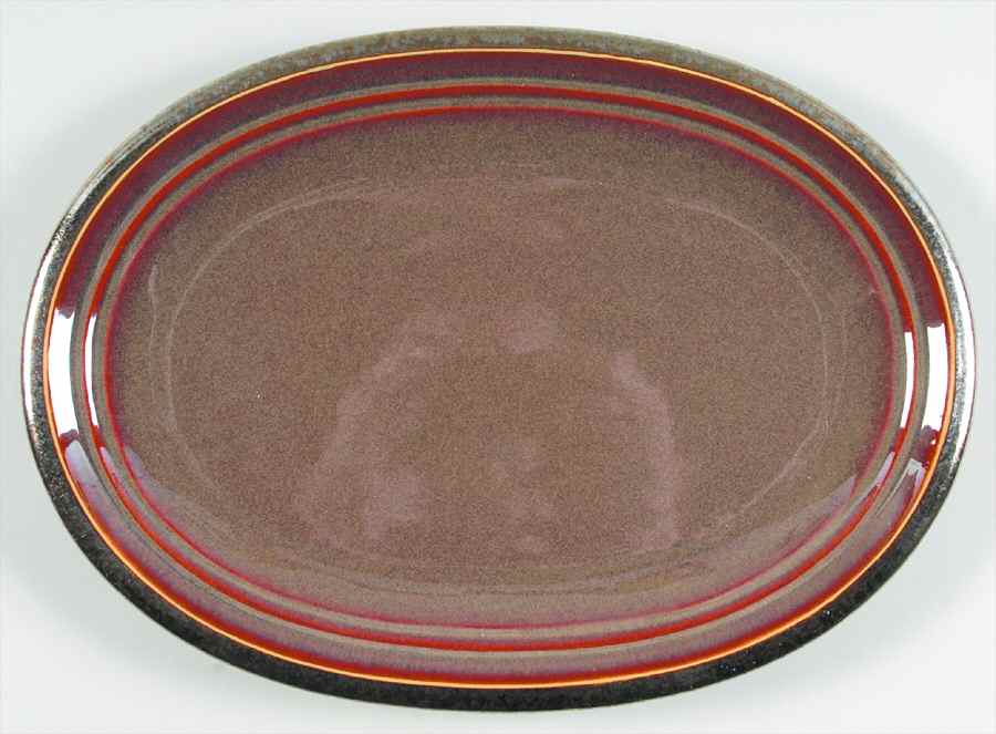 Mira Amber 14" Oval Serving Platter by Mikasa-1