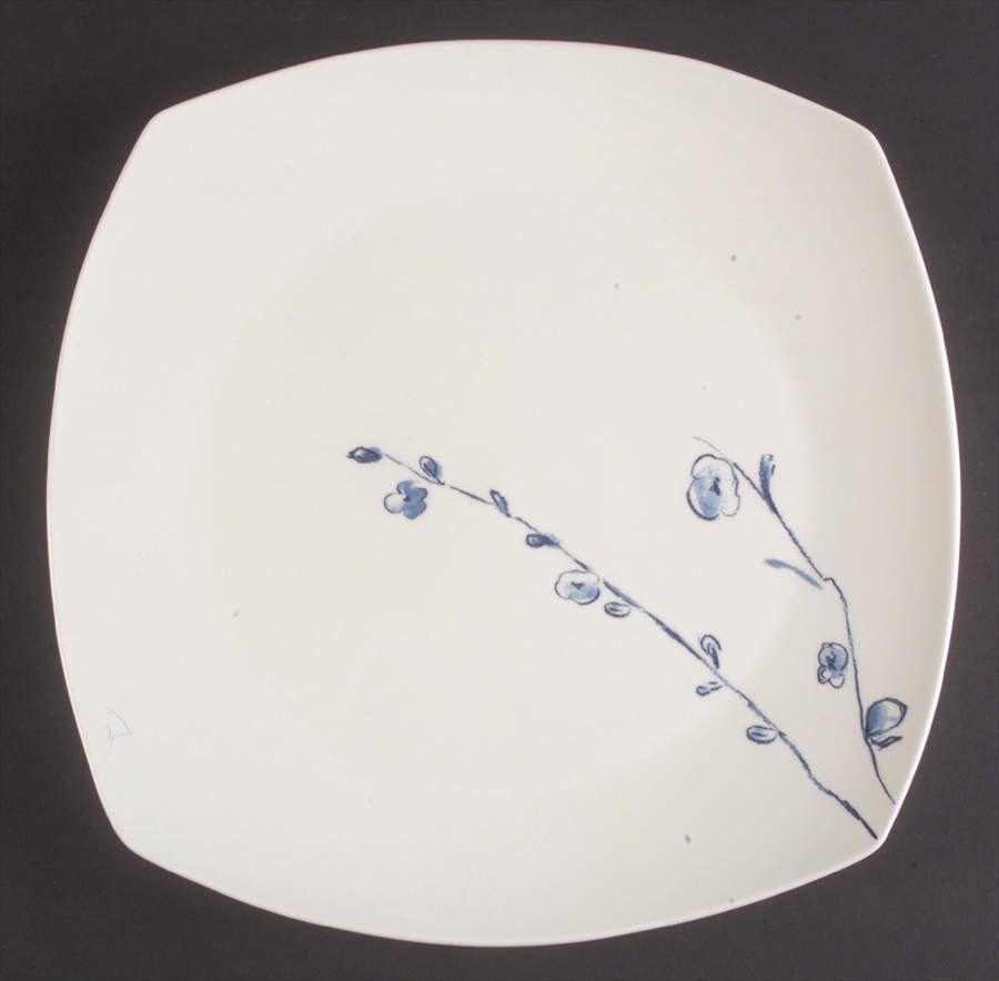 Wispy Floral 12" Square Chop Plate by Mikasa-1