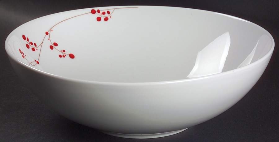 Red Berries 10" Round Vegetable Bowl by Mikasa-1