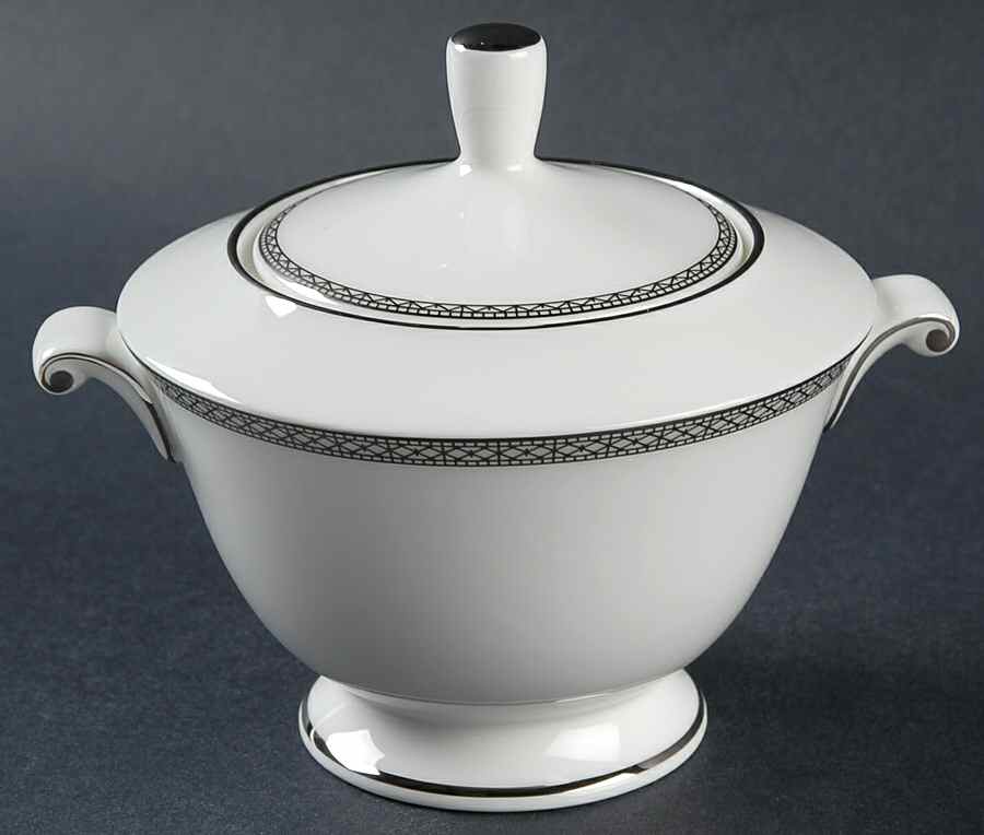 Riverside Park Sugar Bowl & Lid by Mikasa-1