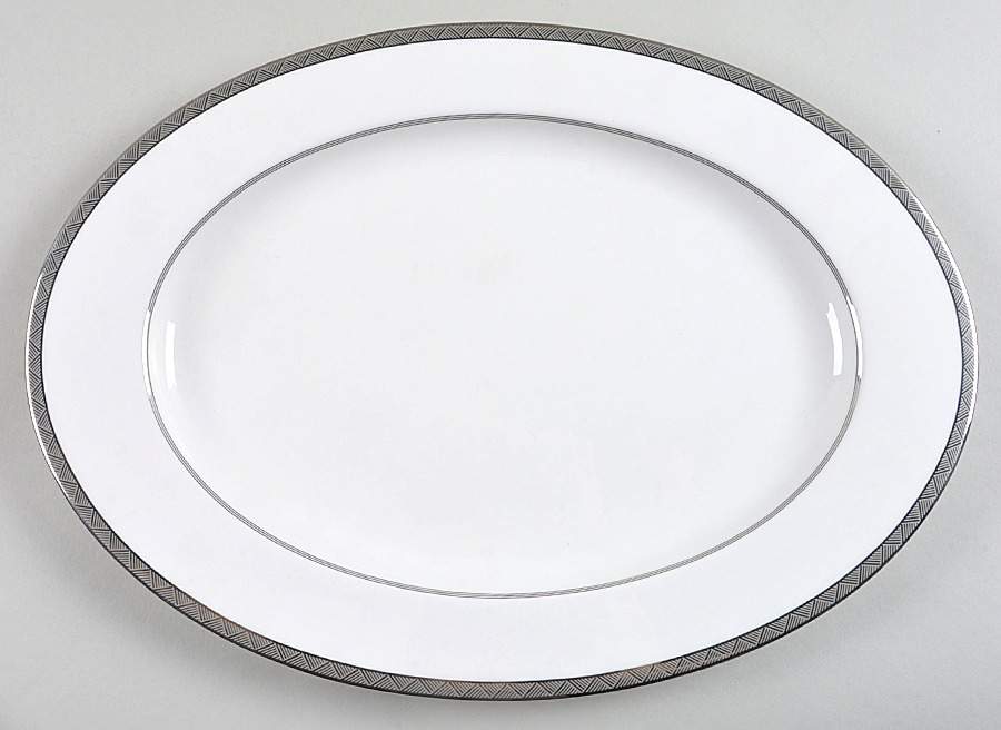 Astor Place 15" Oval Serving Platter by Mikasa-1