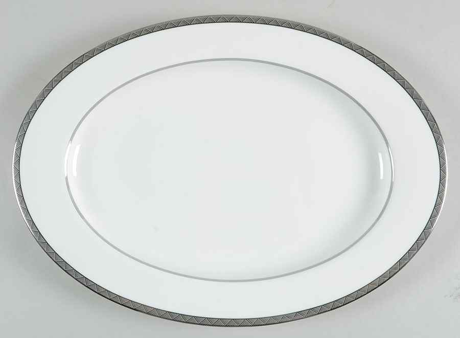 Astor Place 16" Oval Serving Platter by Mikasa-1