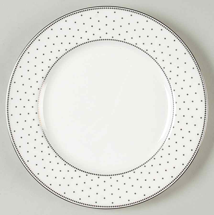 Chelsea Platinum Accent Luncheon Plate by Mikasa-1