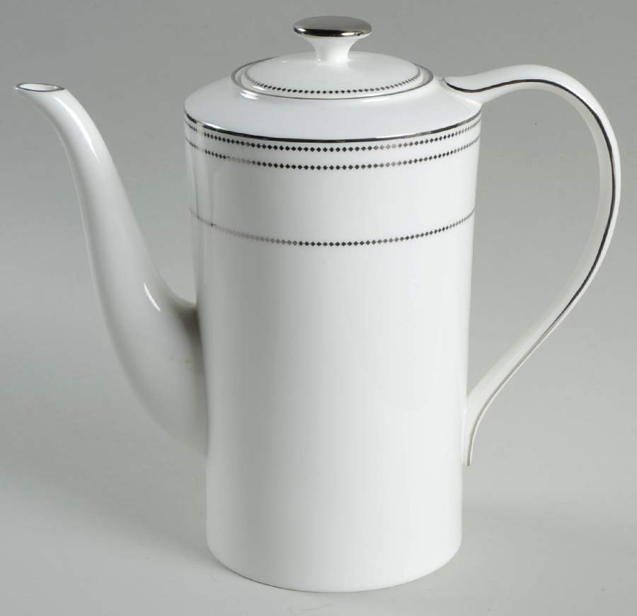Chelsea Platinum Coffee Pot & Lid by Mikasa-1