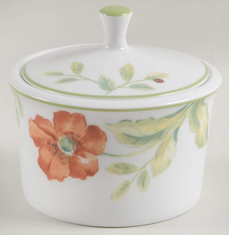 Garden Toscana Mosaic Sugar Bowl & Lid by Mikasa-1