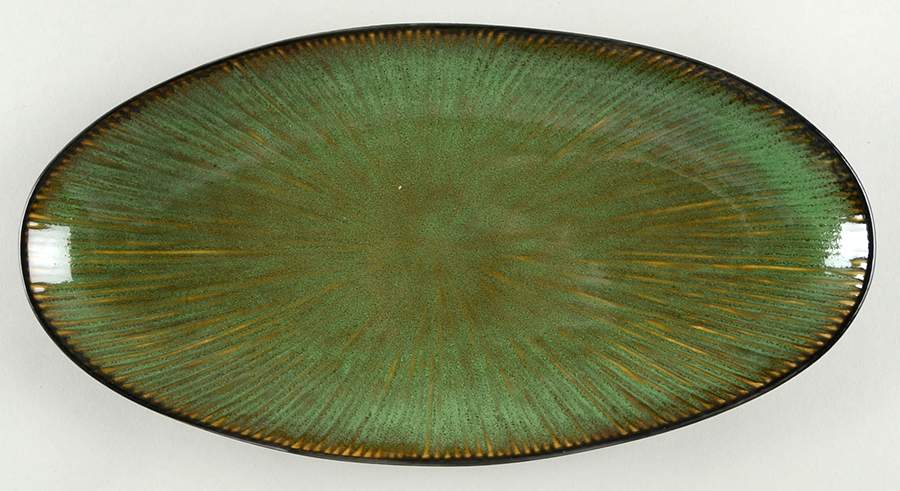 Bali 12" Oval Serving Platter by Medard de Noblat-1