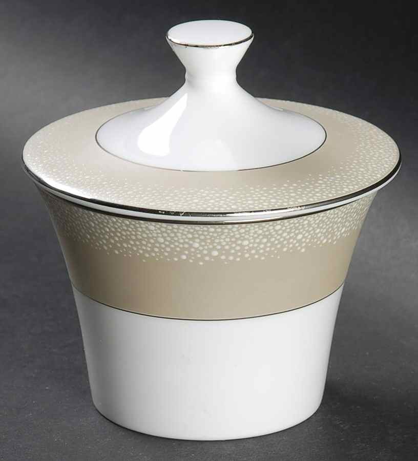 Luminescent Pearls Sugar Bowl & Lid by Mikasa-1