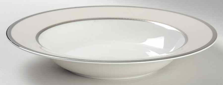 Sophia Ivory Large Rim Soup Bowl by Mikasa-1