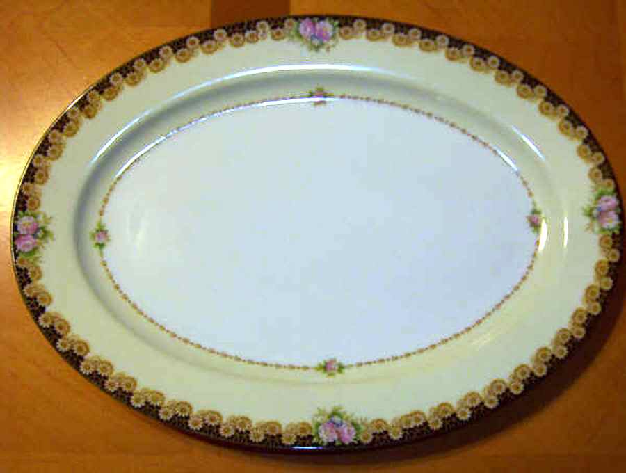 MEI1026 14" Oval Serving Platter by Meito-1