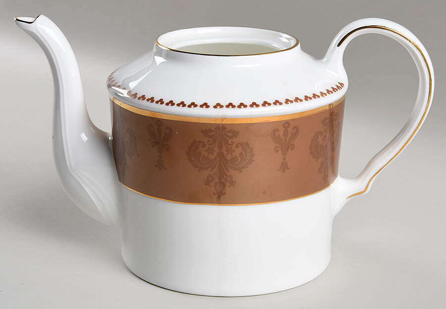 Damask Copper Teapot No Lid by Mikasa-1