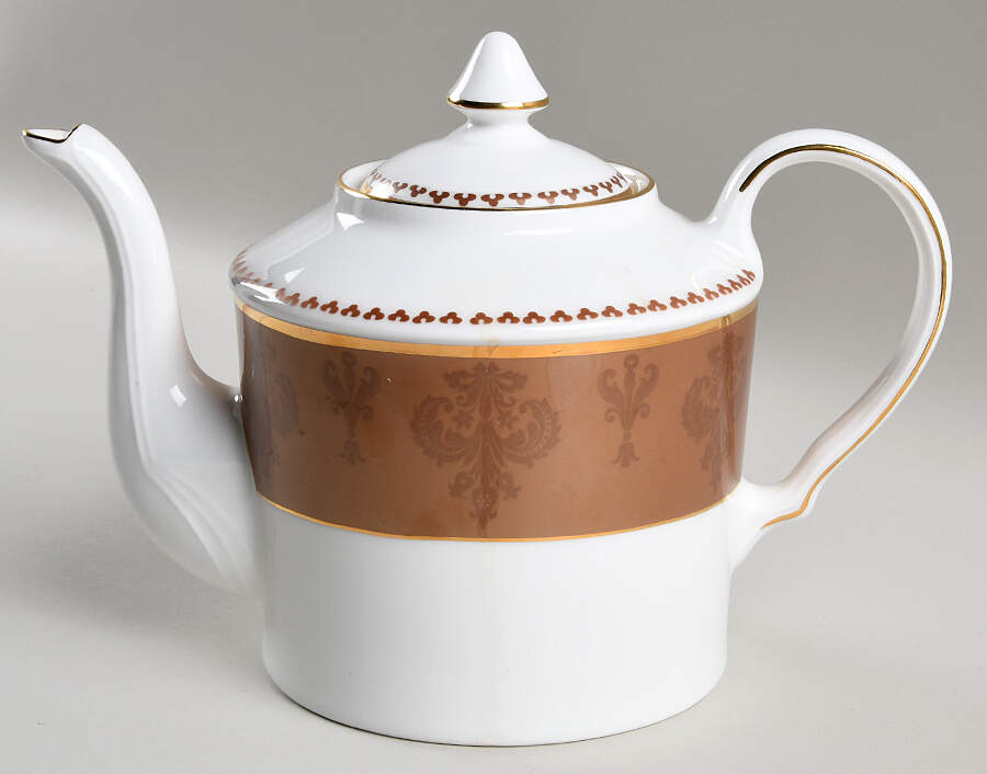 Damask Copper Teapot & Lid by Mikasa-1