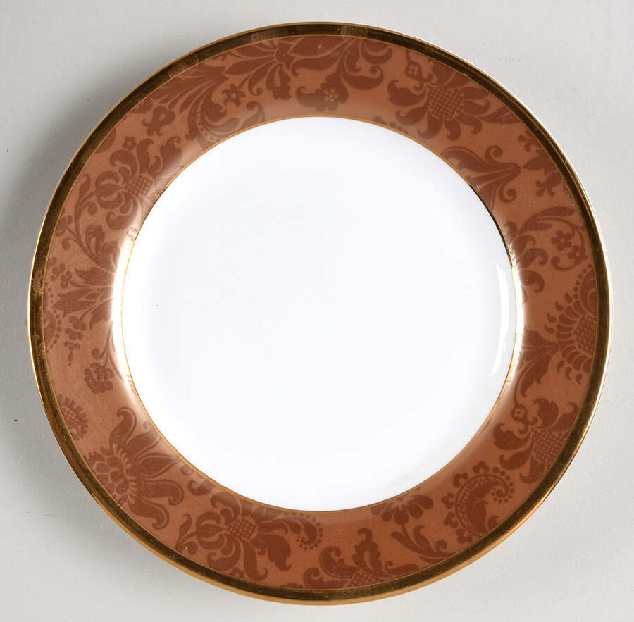 Damask Copper Saucer by Mikasa-1