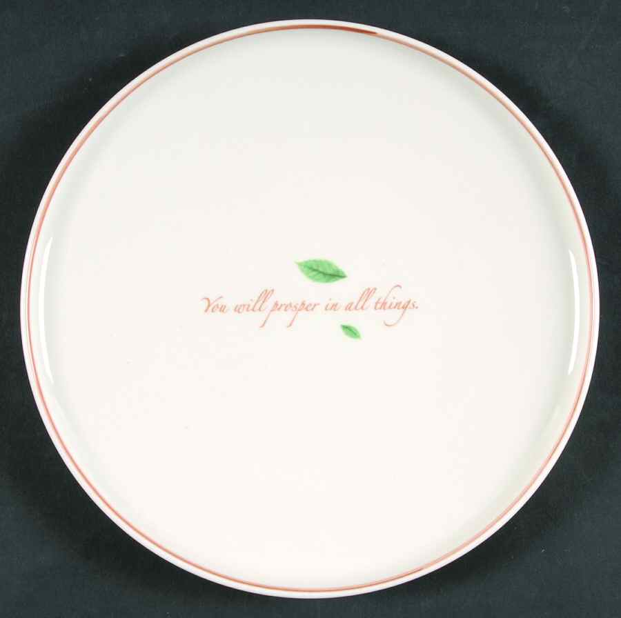 Tea Leaves Salad/Dessert Plate by Mikasa-1
