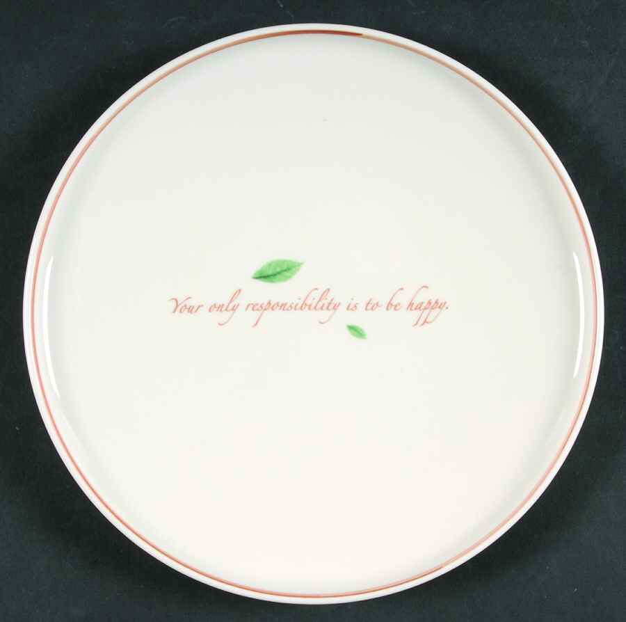 Tea Leaves Salad/Dessert Plate by Mikasa-1