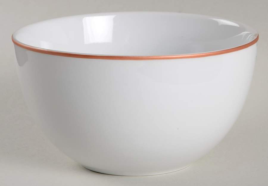 Botanic Medallions Mica Rose Soup/Cereal Bowl by Martha Stewart-1