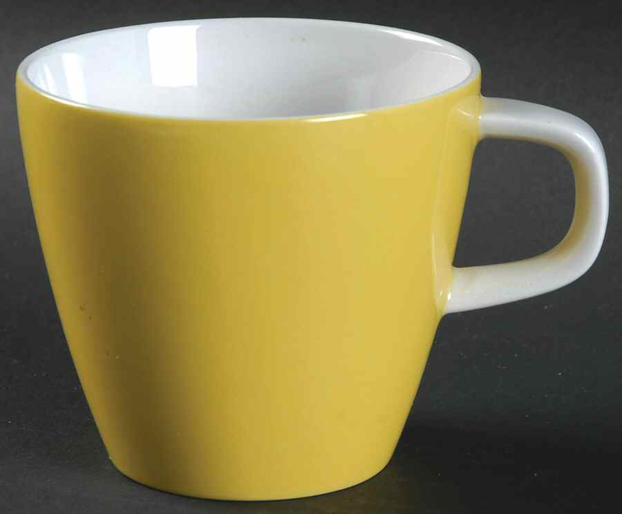 Cerastone Yellow (3997) Flat Cup by Mikasa-1