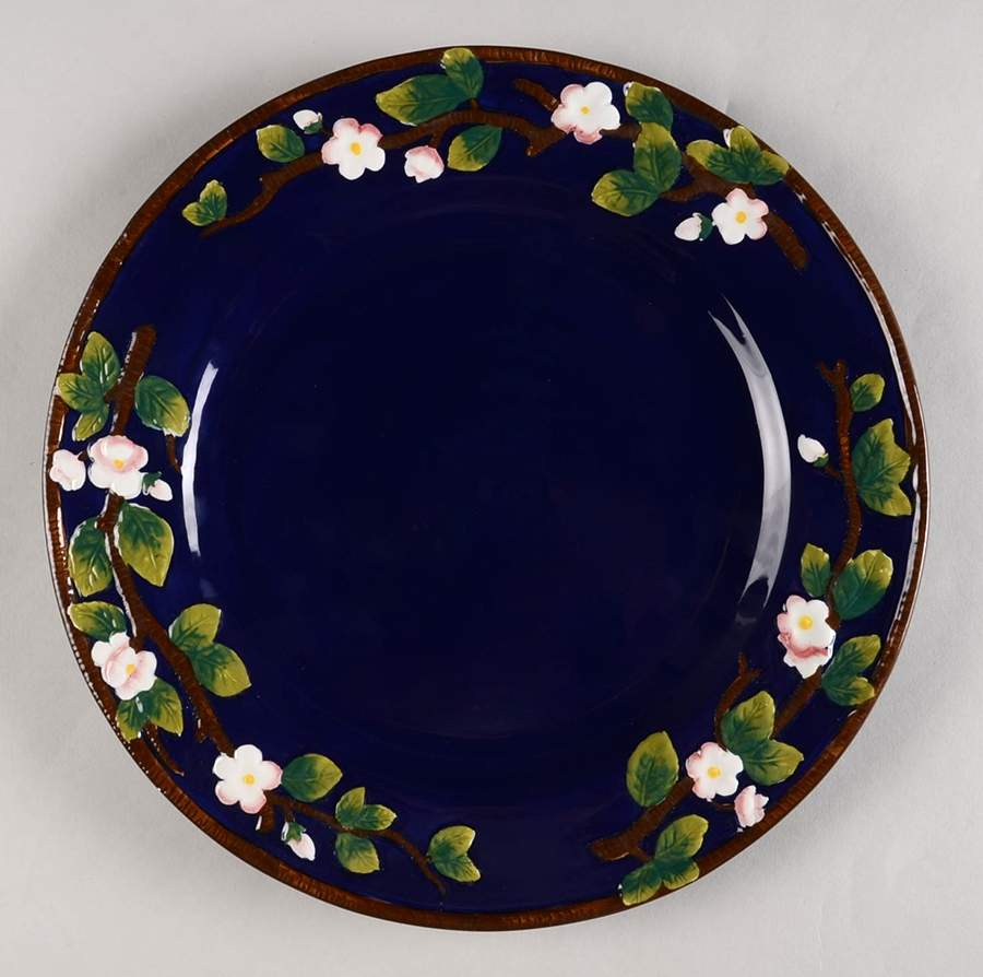 Cobalt Blossom Dinner Plate by Mottahedeh-1
