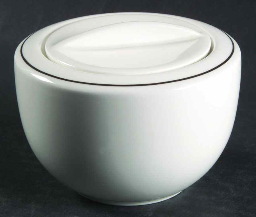 Impressions Sugar Bowl & Lid by Mikasa-1