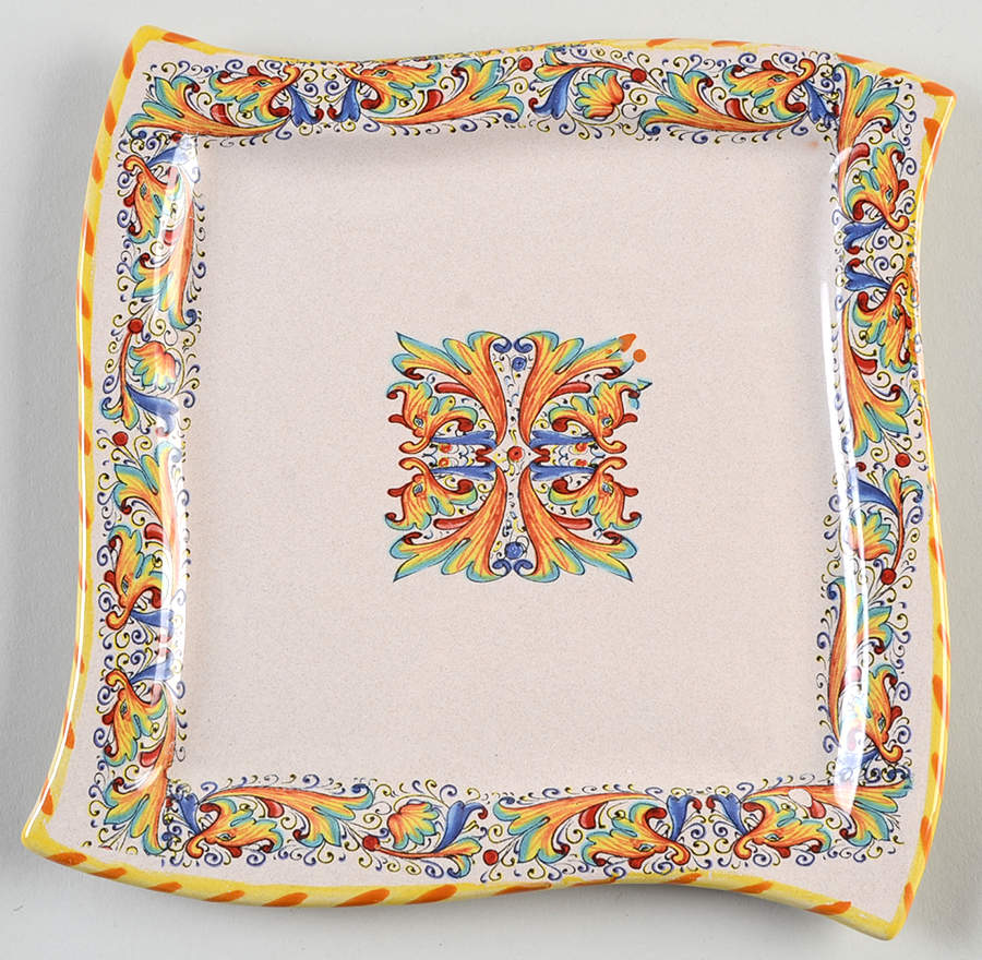 MC61 Square Salad/Dessert Plate by Meridiana Ceramiche-1