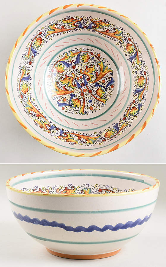 MC61 9" Salad Serving Bowl by Meridiana Ceramiche-1