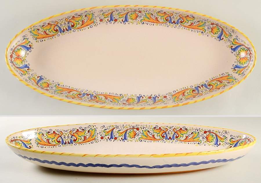 MC61 21" Oval Serving Platter by Meridiana Ceramiche-1