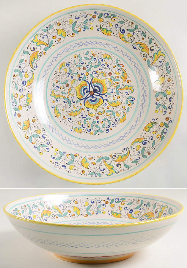 MC62 13" Round Vegetable Bowl by Meridiana Ceramiche-1