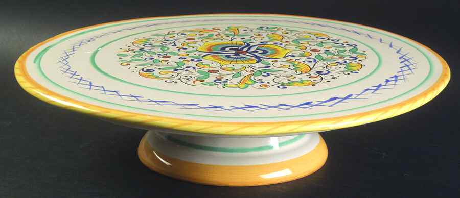 MC62 12" Diameter Pedestal Cake Stand by Meridiana Ceramiche-1