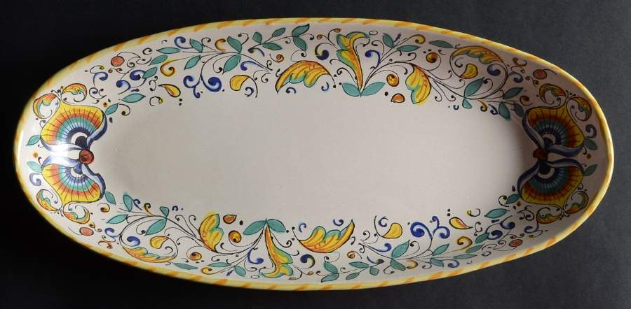 MC62 14" Oval Serving Platter by Meridiana Ceramiche-1
