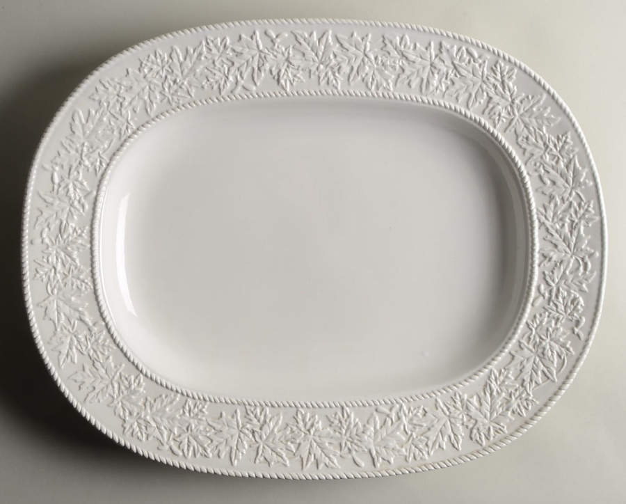 Maple Leaf 18" Oval Serving Platter by Martha Stewart-1