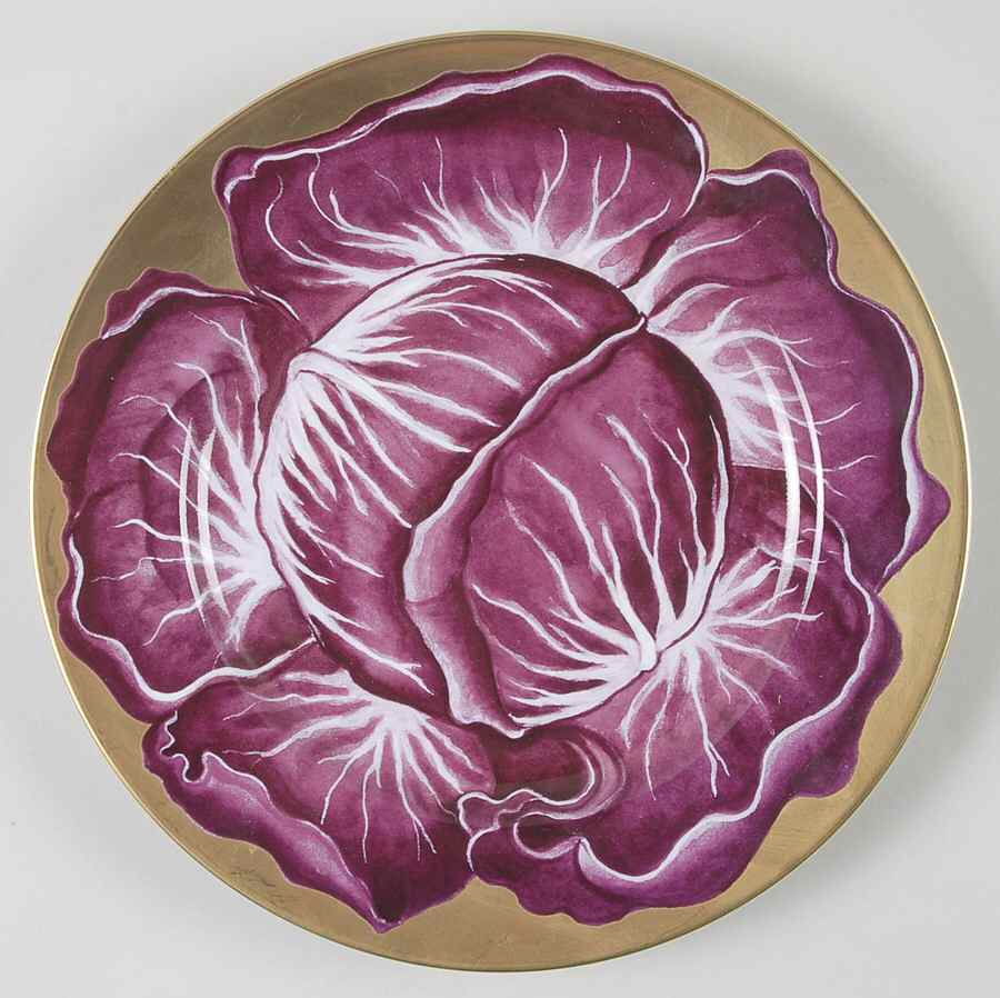 Insalata Gold Salad Plate by Marc Blackwell-1