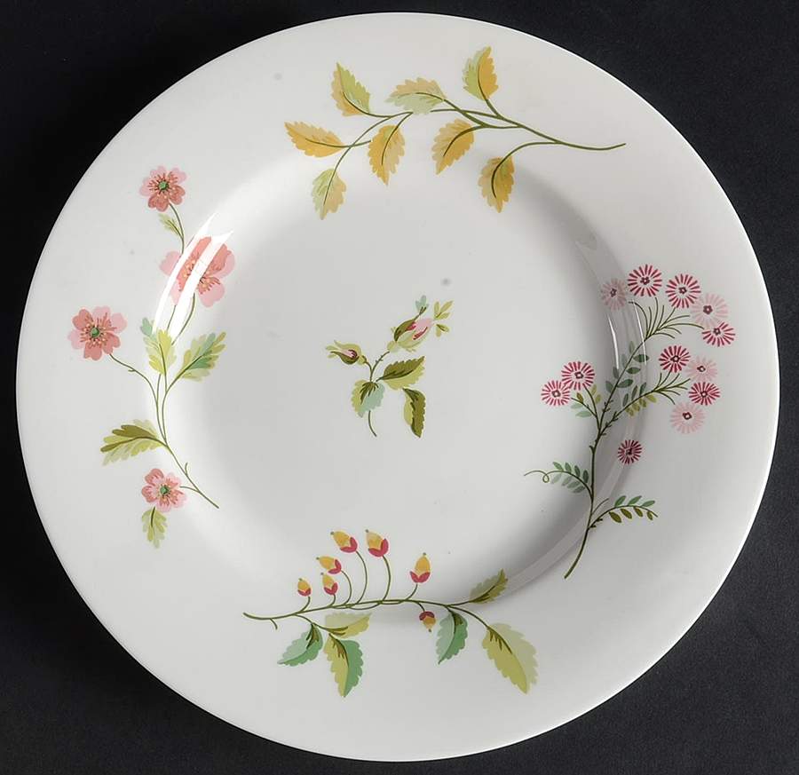 Tossed Sprigs Salad/Dessert Plate by Martha Stewart-1