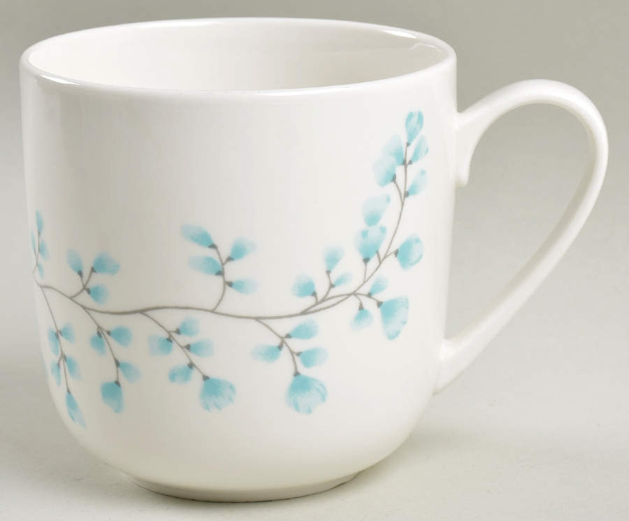 Maidenhair Fern Blue Mug by Martha Stewart-1