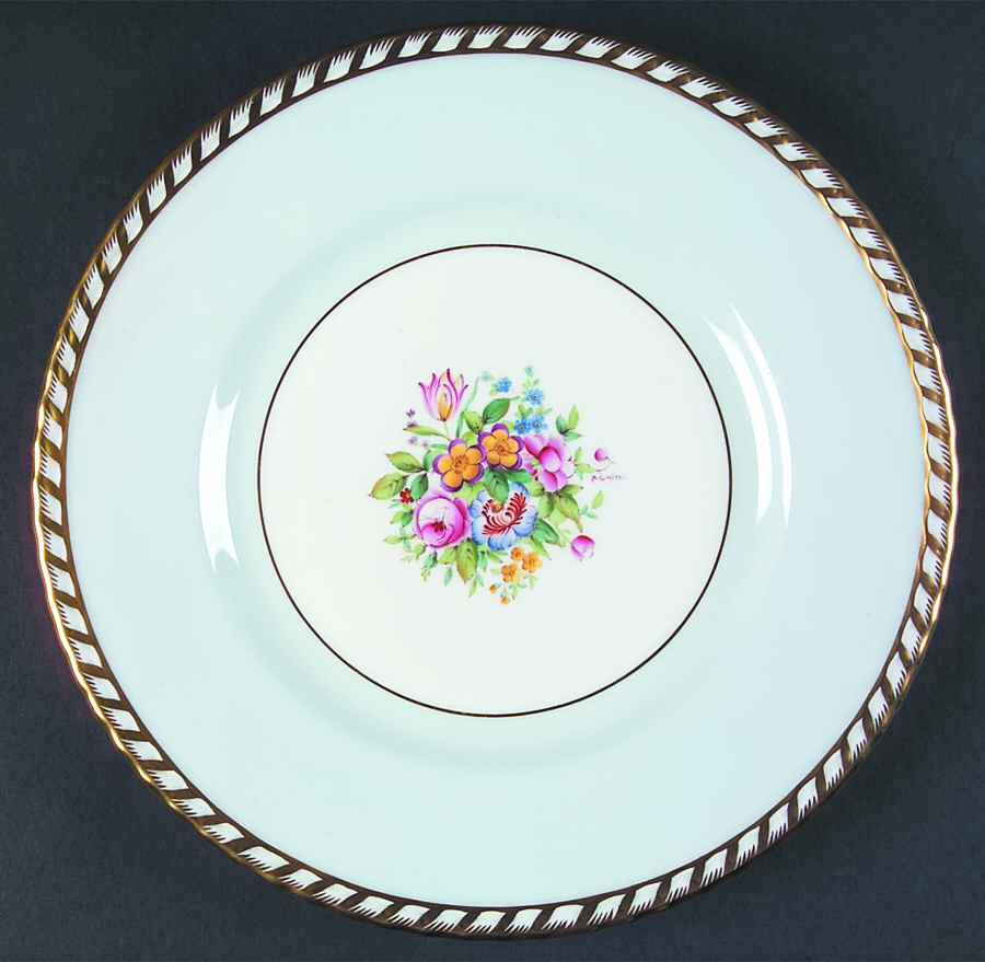 S434 Light Blue Dinner Plate by Minton-1
