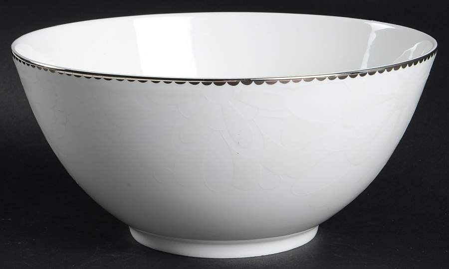 Merry White 10" Large Salad Serving Bowl by Missoni Home-1