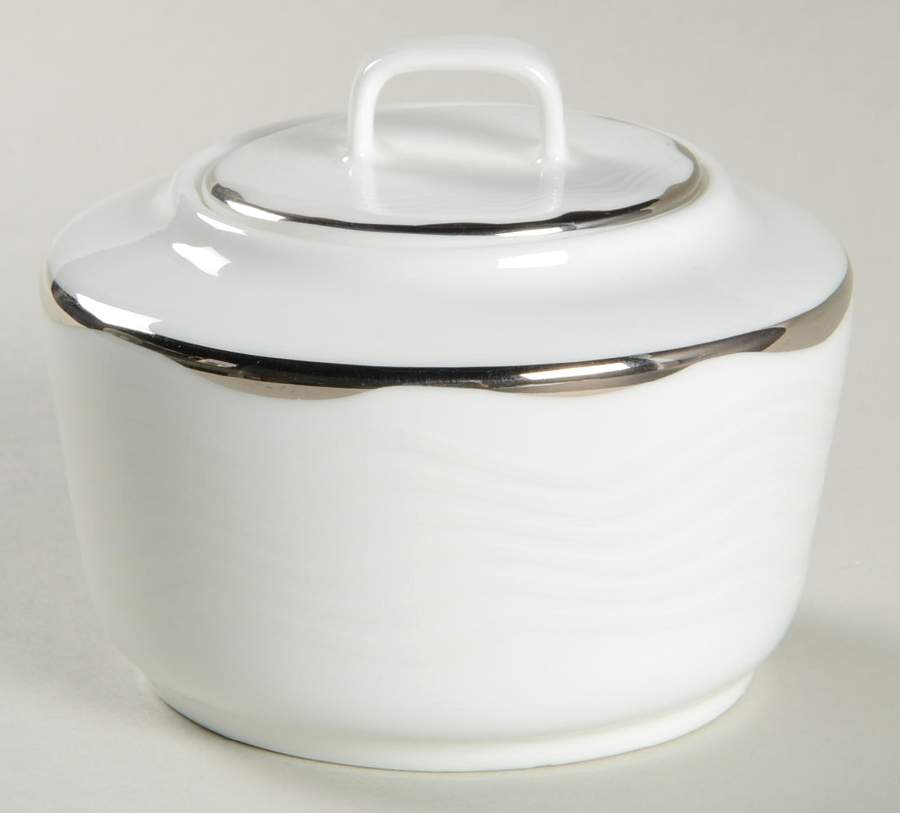 Merry White Sugar Bowl & Lid by Missoni Home-1