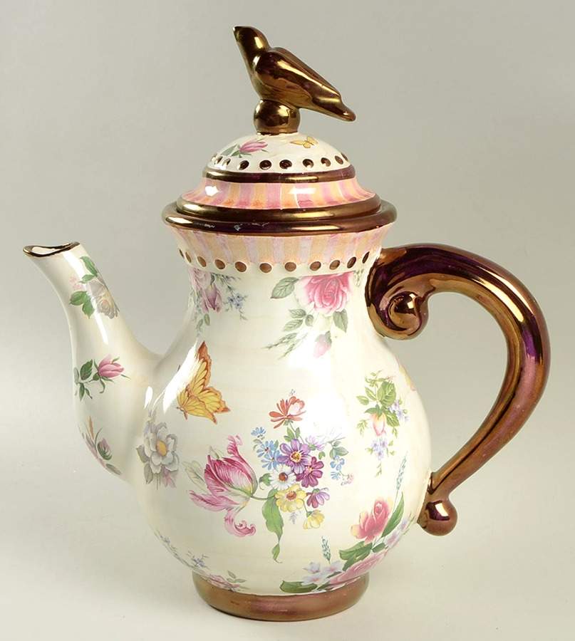 Chelsea Luster Coffee Pot & Lid by MacKenzie-Childs-1