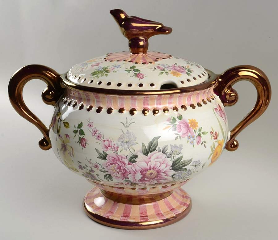 Chelsea Luster Tureen &  Lid by MacKenzie-Childs-1